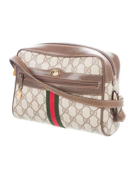 cross over bag men gucci|authentic vintage gucci crossbody bag.